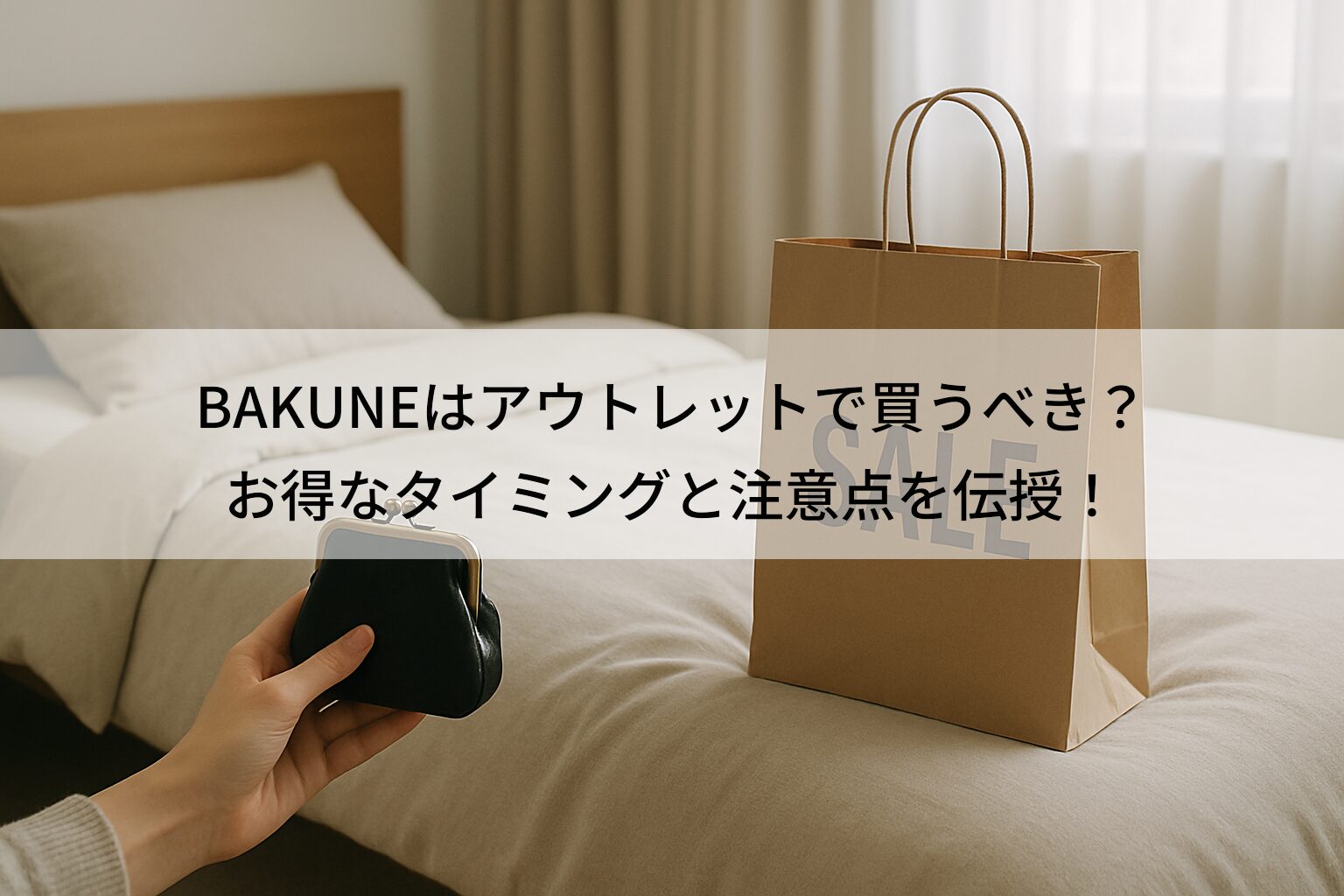 BAKUNEはアウトレットで買うべき？お得なタイミングと注意点を伝授！