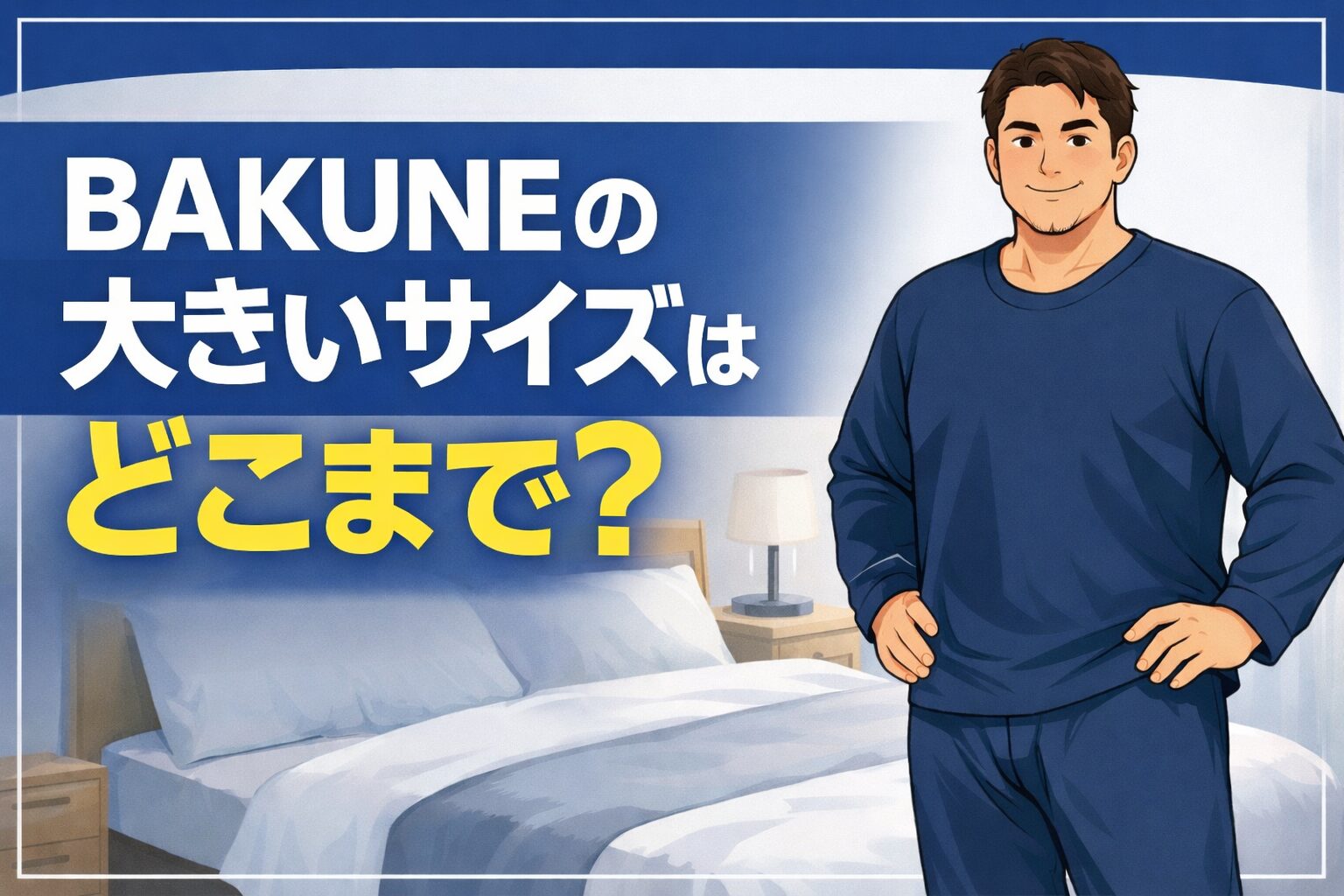 BAKUNEの大きいサイズについて