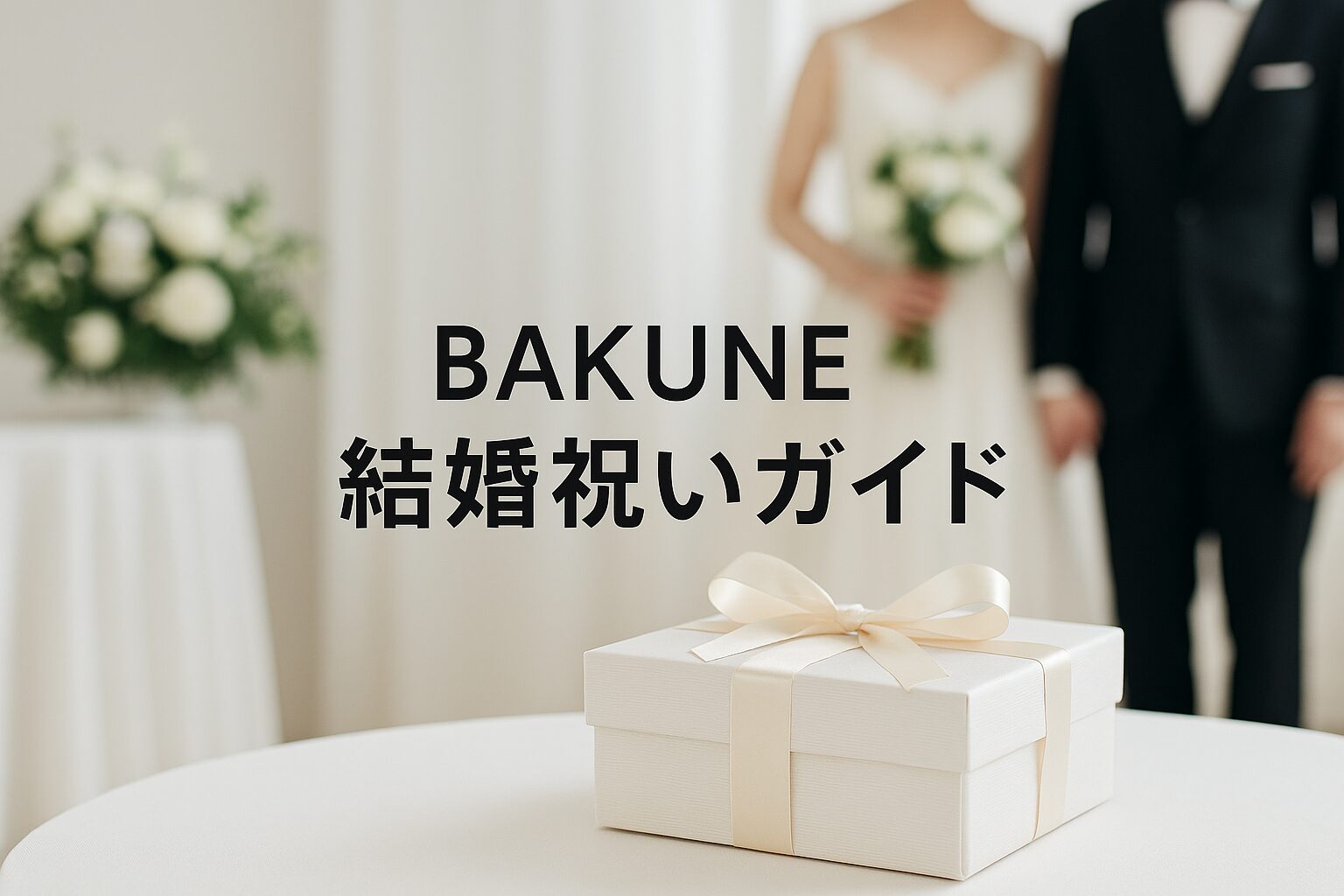 BAKUNEを結婚祝いに贈るならどれ？相手別・予算別に失敗しない選び方ガイド