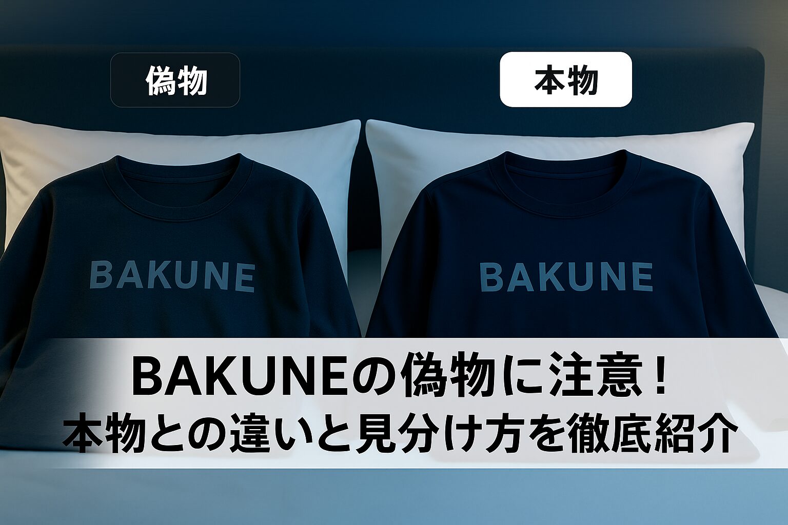 BAKUNEの偽物に注意！本物との違いと見分け方を徹底紹介！