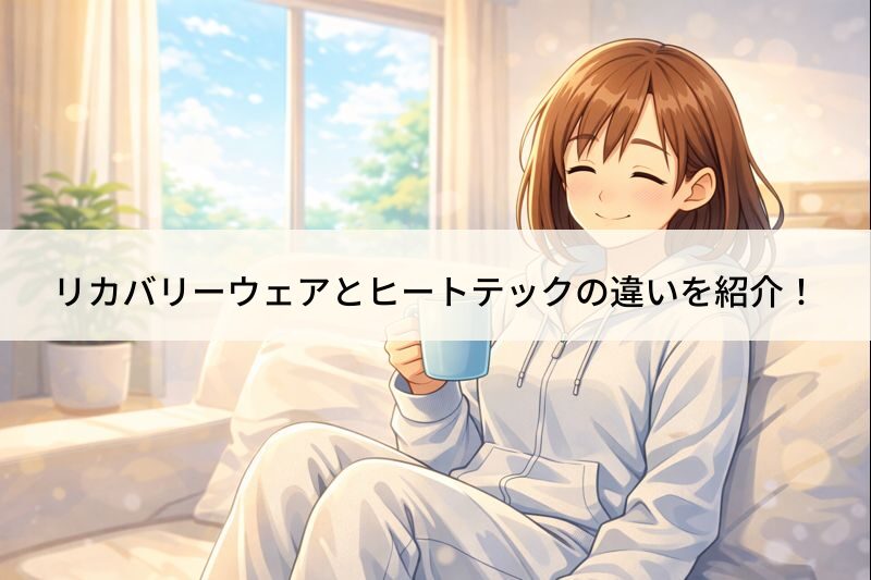 リカバリーウエアとヒートテックの違いを紹介